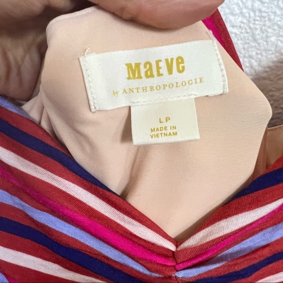 Anthropologie’s Maeve- NWT Striped Gabriela Ruffle Flamenco Dress- Petit… - Picture 8 of 8